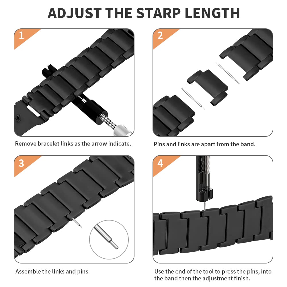 Titanium Metal Strap for Apple Watch Luxury Steel Bracelet
