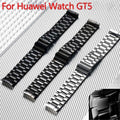 No Gaps Metal Stainless Steel Strap for Huawei GT5 46mm Luxury Replacement Curved Wrist Band for Huawei GT5 46mm Accessories