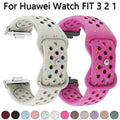 Sport Silicone Band for Huawei Watch Fit 3 2 1 Strap Stamp Pattern Correas Soft Bracelet for Huawei Watch Fit3/2/1 Accessories