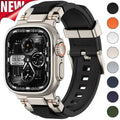 Men's Sport TPU  Strap for Apple Watch Band Ultra 3/2 49mm 46mm 45mm 44mm 42mm Silicone Bracelet for Iwatch Series 11 10 9 8 7 6