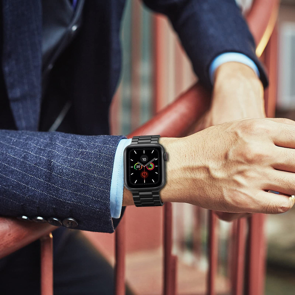 Apple-Watch-Armband aus Edelstahl