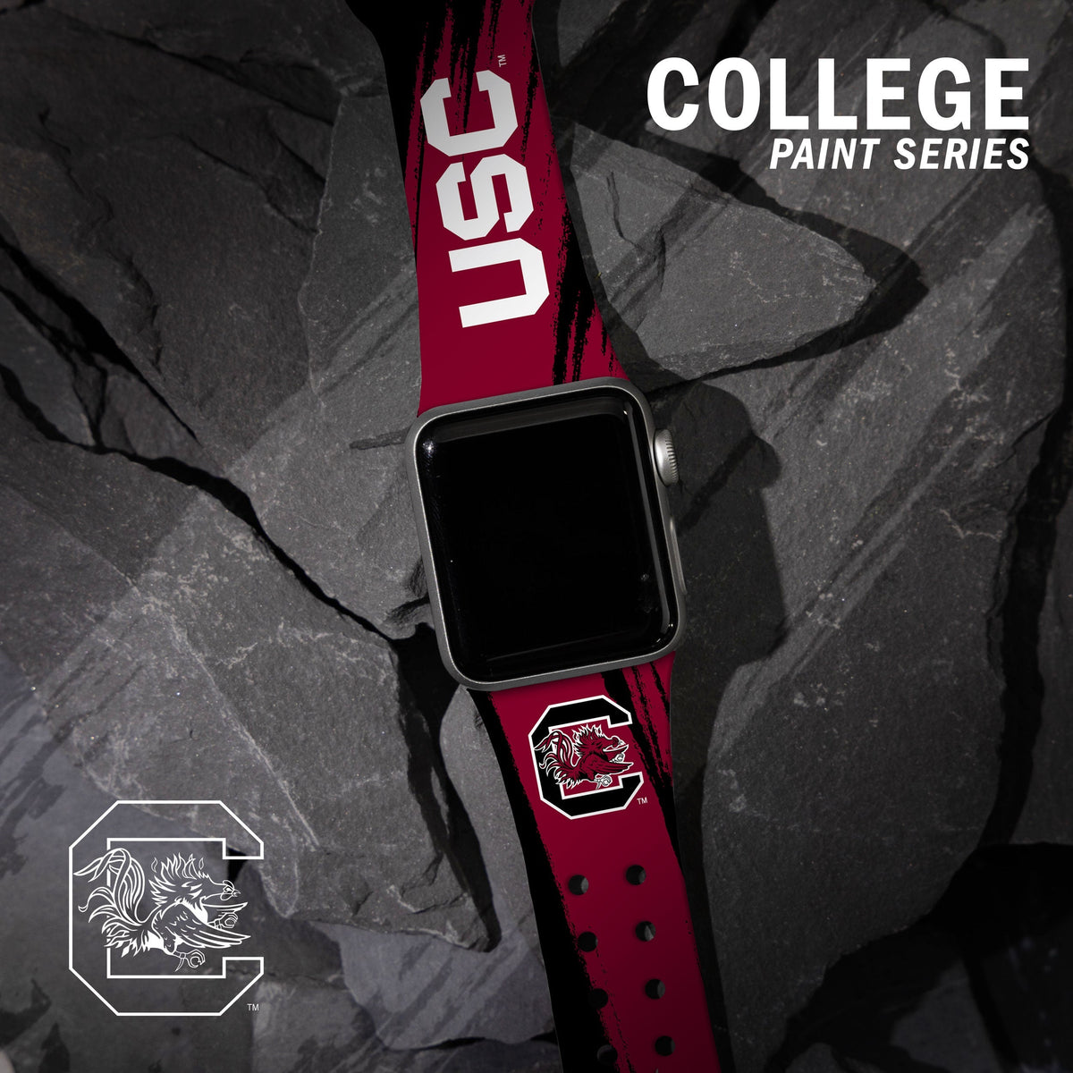 South Carolina Gamecocks HD Apple Watch Band