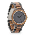 Tarzan Dark Sandalwood Zebrawood Mens Watch