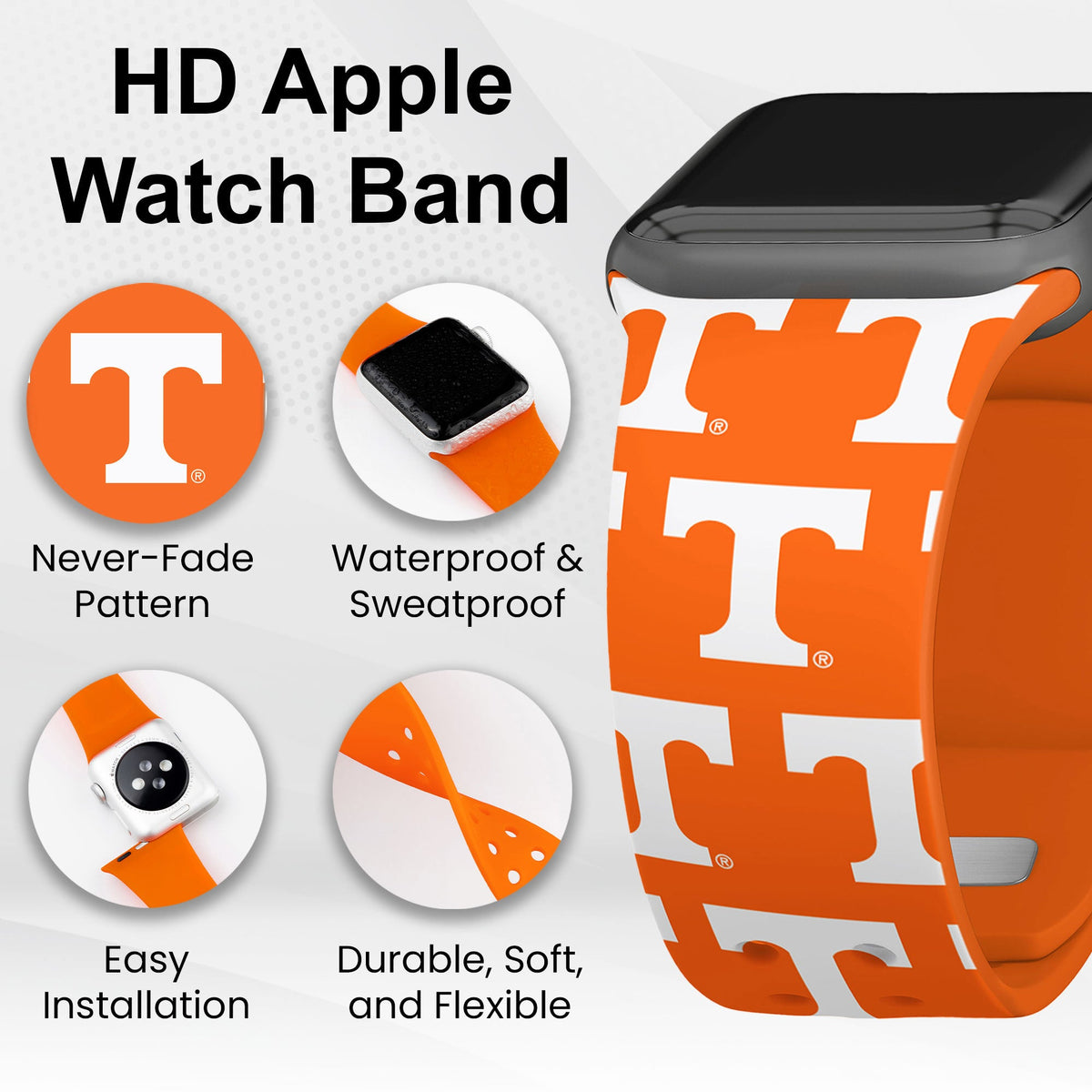 Tennessee Volunteers HD Apple Watch Band