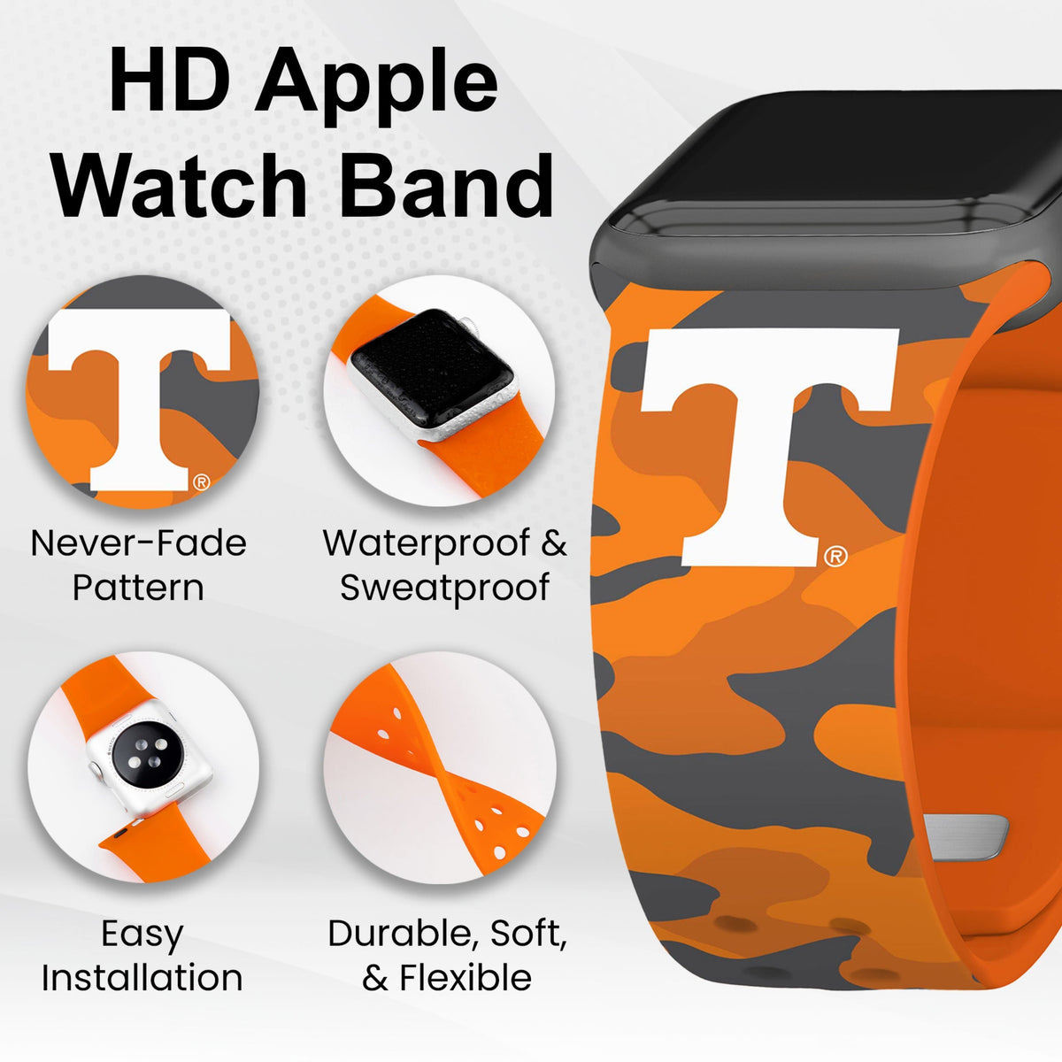 Tennessee Volunteers HD Apple Watch Band