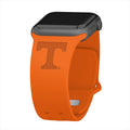 Tennessee Volunteers Engraved Apple Watch Band - Arleathercraft Orange / 38/40/41mm(42mm Series 10)