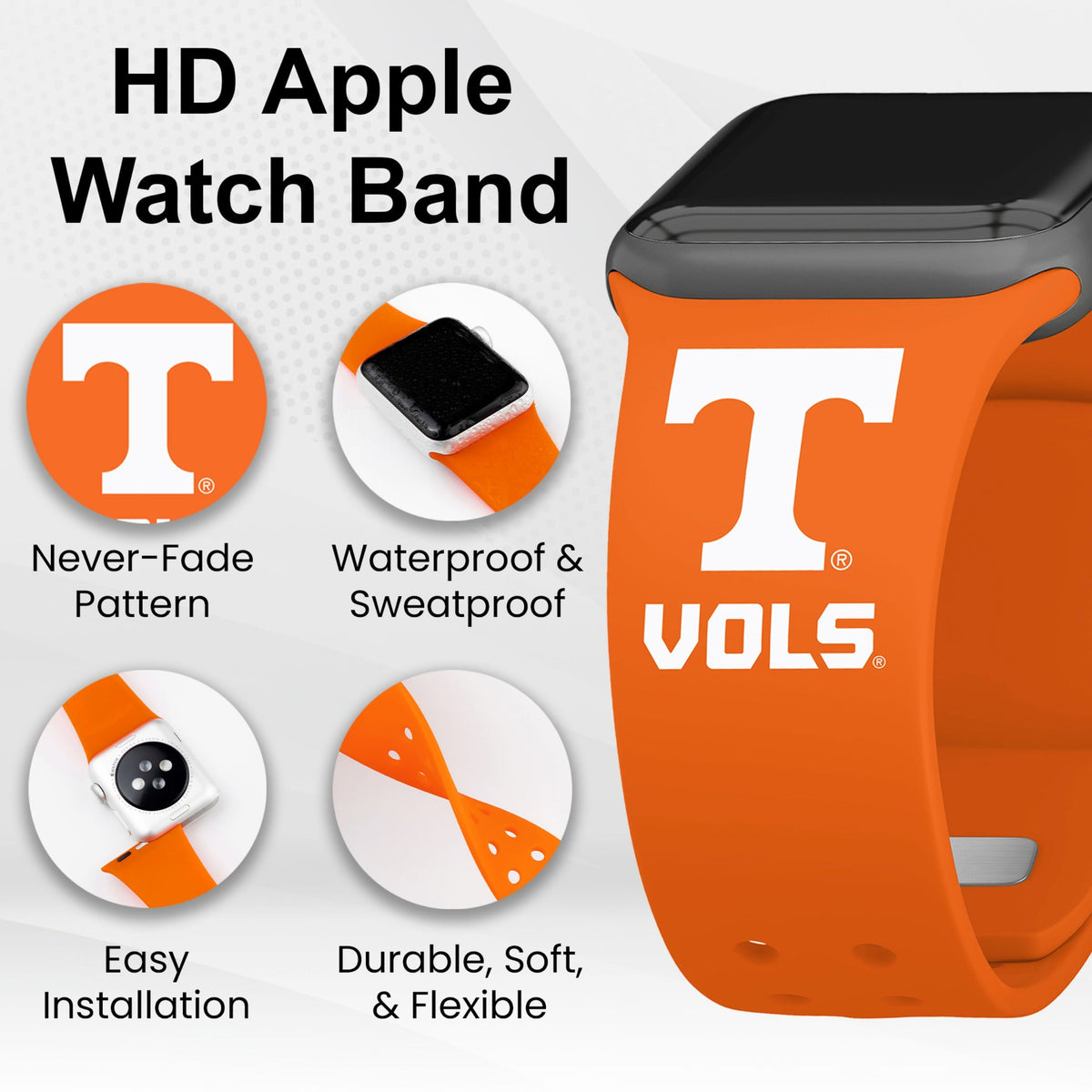 Tennessee Volunteers HD Apple Watch Band