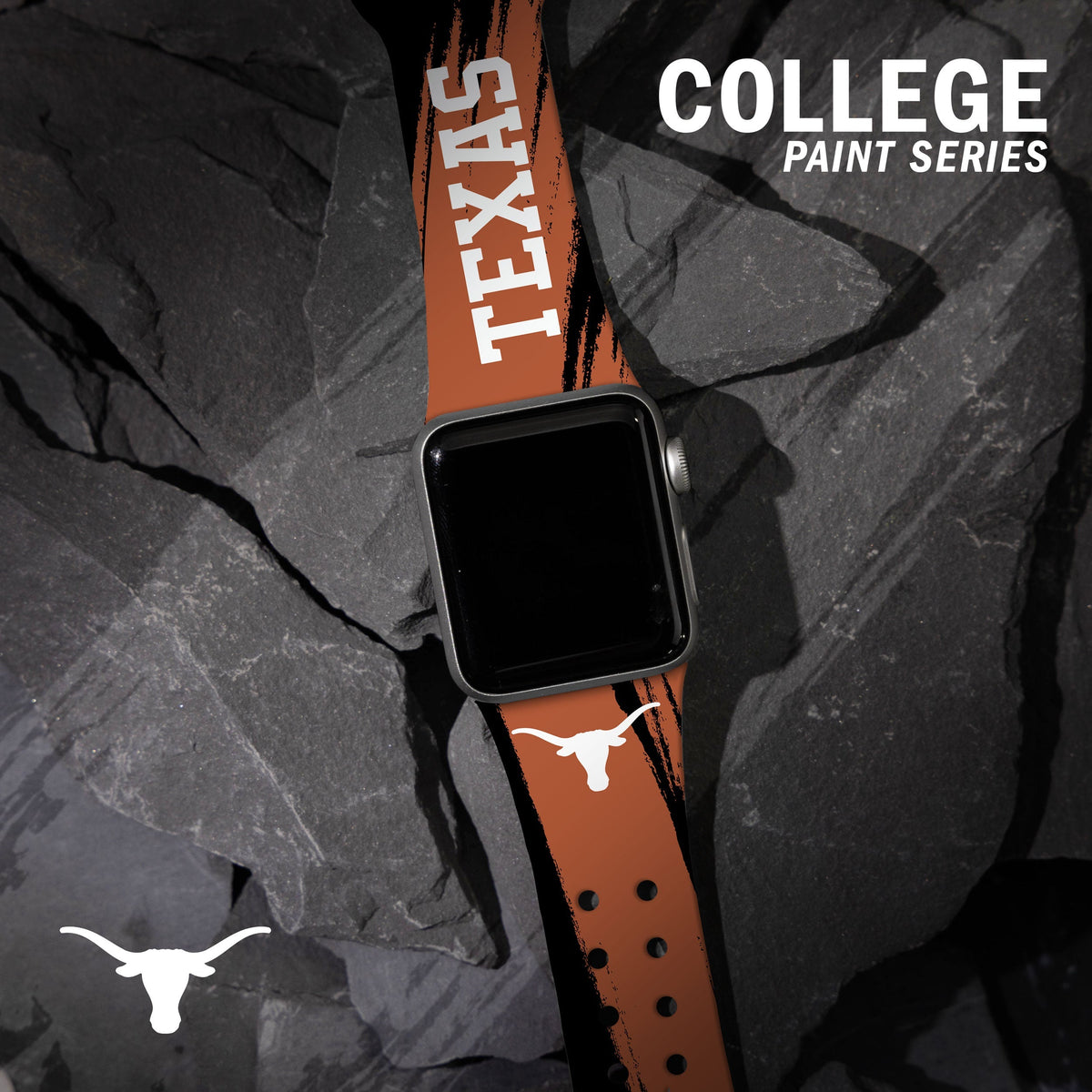 Texas Longhorns HD Apple Watch Band
