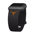 Texas Longhorns Apple Watch Band - Arleathercraft Black / 38/40/41mm(42mm Series 10)