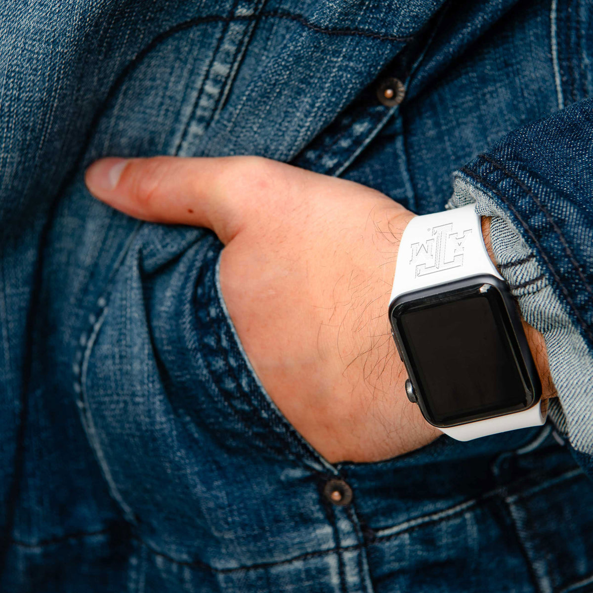 Texas A&M Aggies Engraved Apple Watch Band