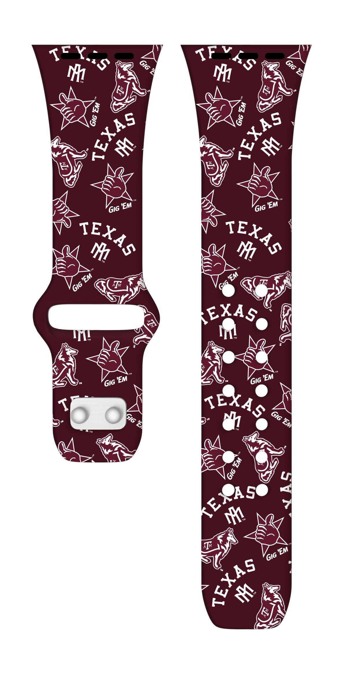 Texas A&M Aggies HD Apple Watch Band