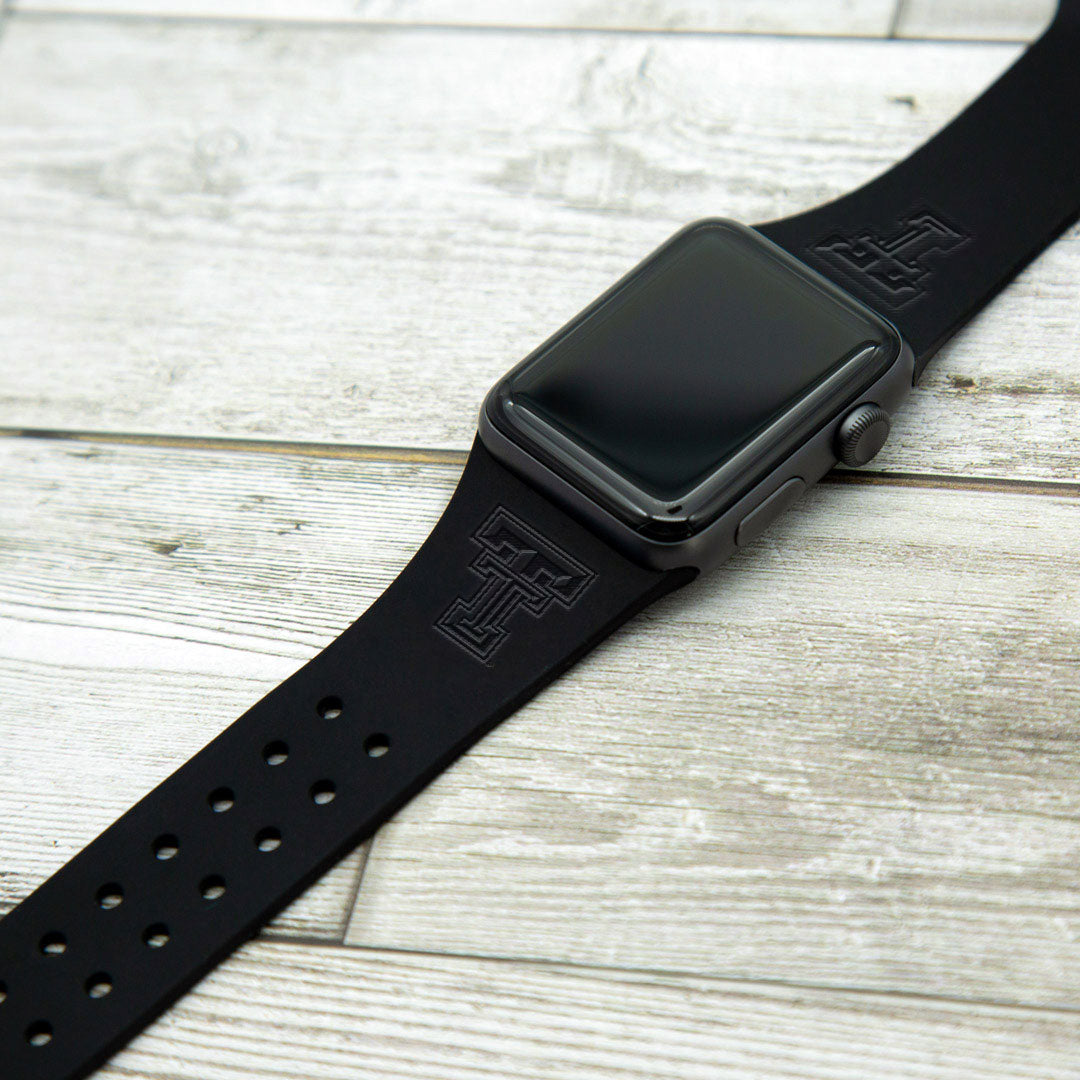 Texas Tech Red Raiders Engraved Apple Watch Band