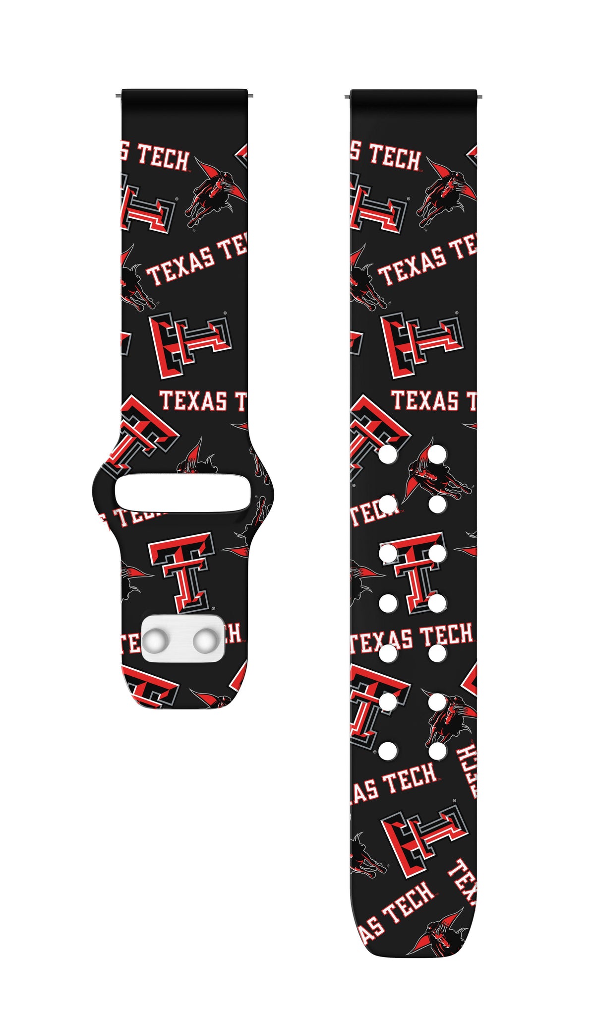 Texas Tech Red Raiders HD Watchband for Samsung, Garmin, Fossil, and More for Samsung, Garmin, Fossil, and More