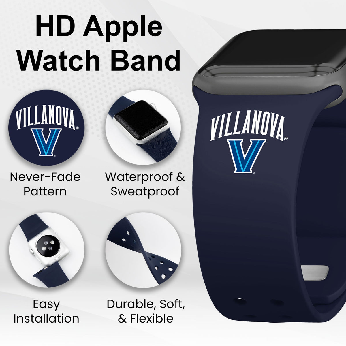 Villanova Wildcats HD Apple Watch Band