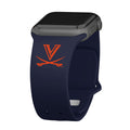 Virginia Cavaliers Apple Watch Band - Arleathercraft 38/40/41mm(42mm Series 10)