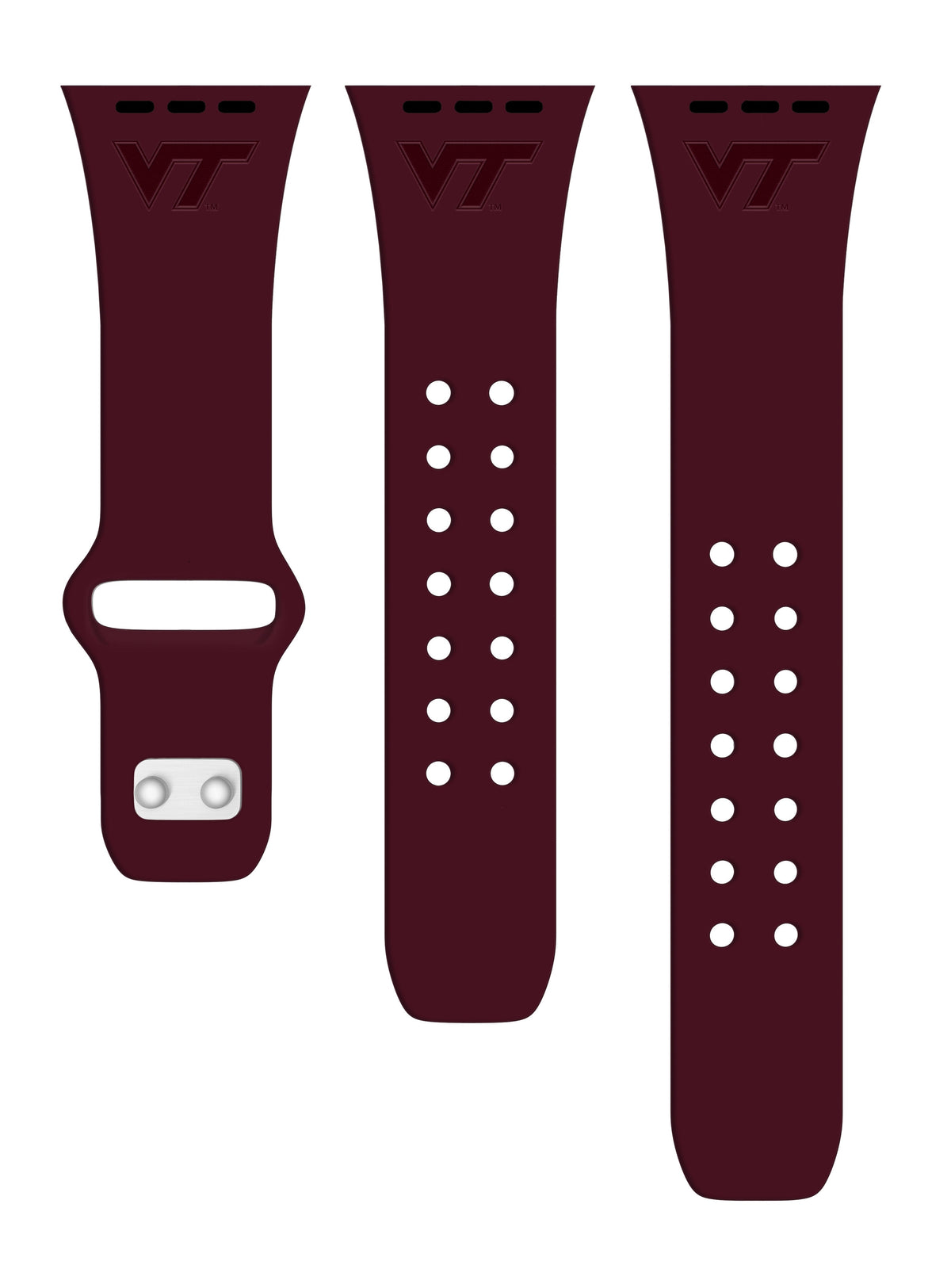 Virginia Tech Hokies Engraved Apple Watch Band