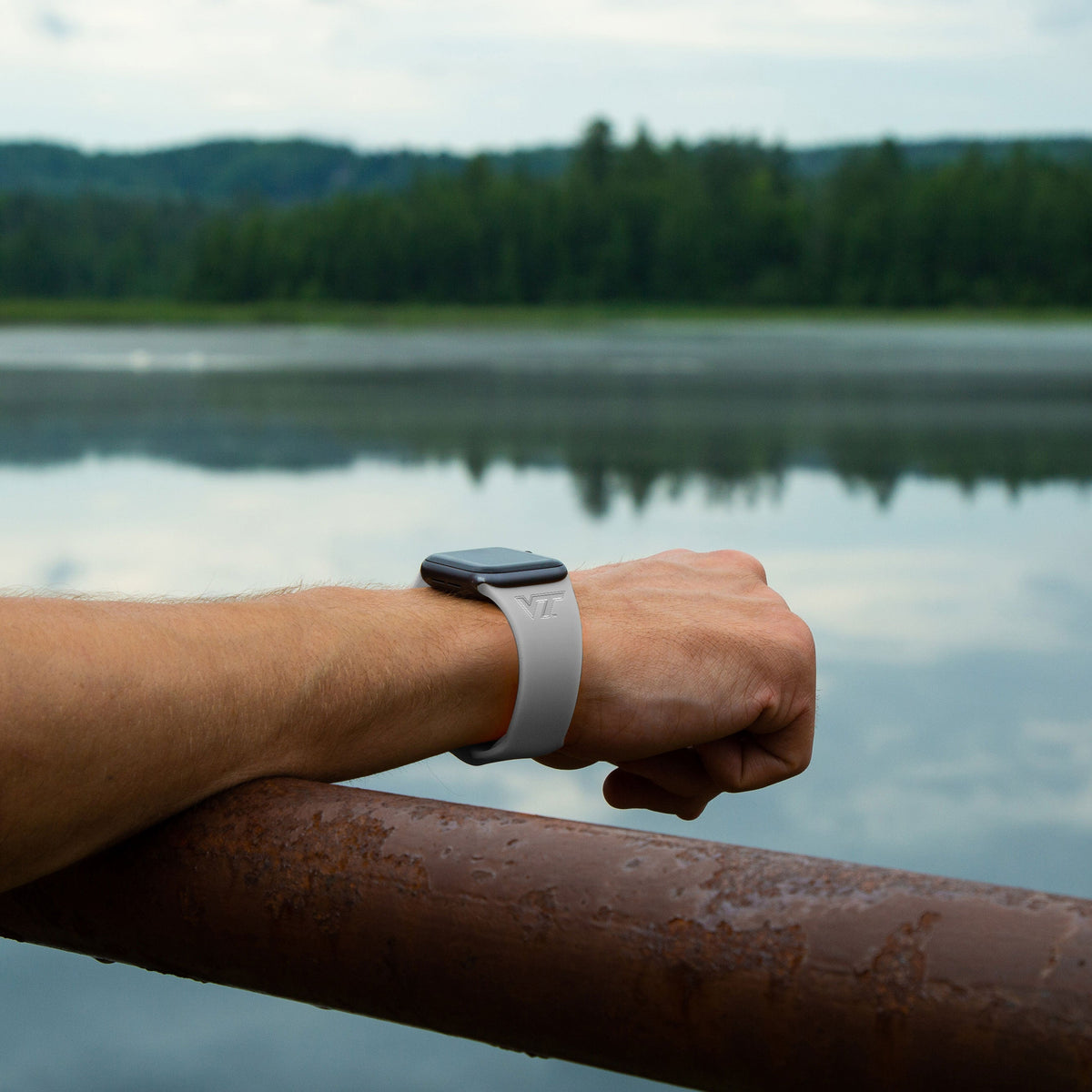 Virginia Tech Hokies Engraved Apple Watch Band