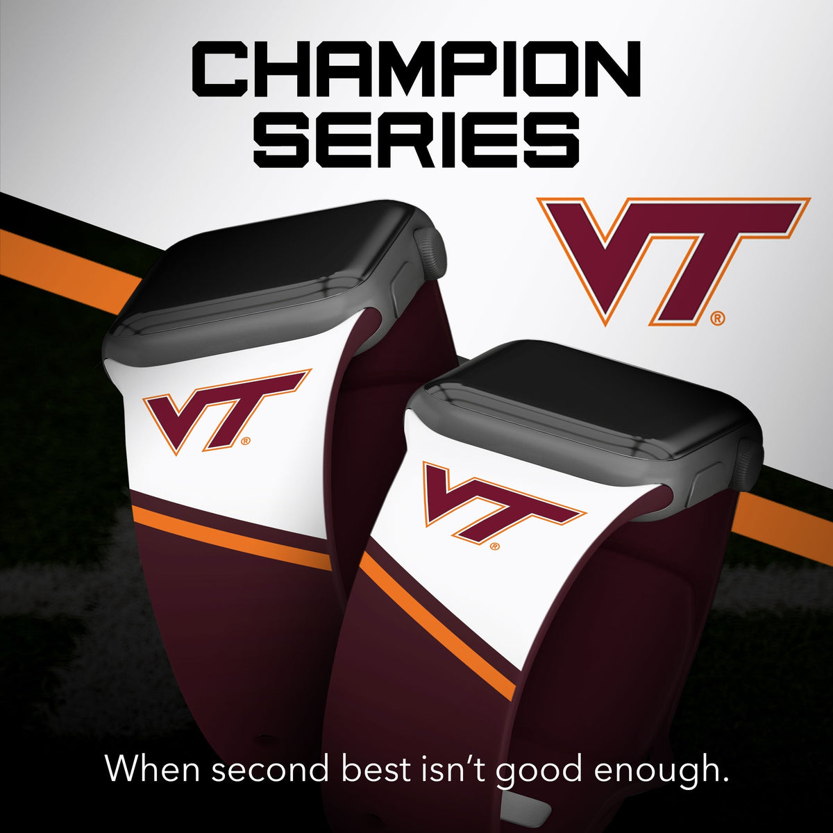 Virginia Tech Hokies HD Apple Watch Band