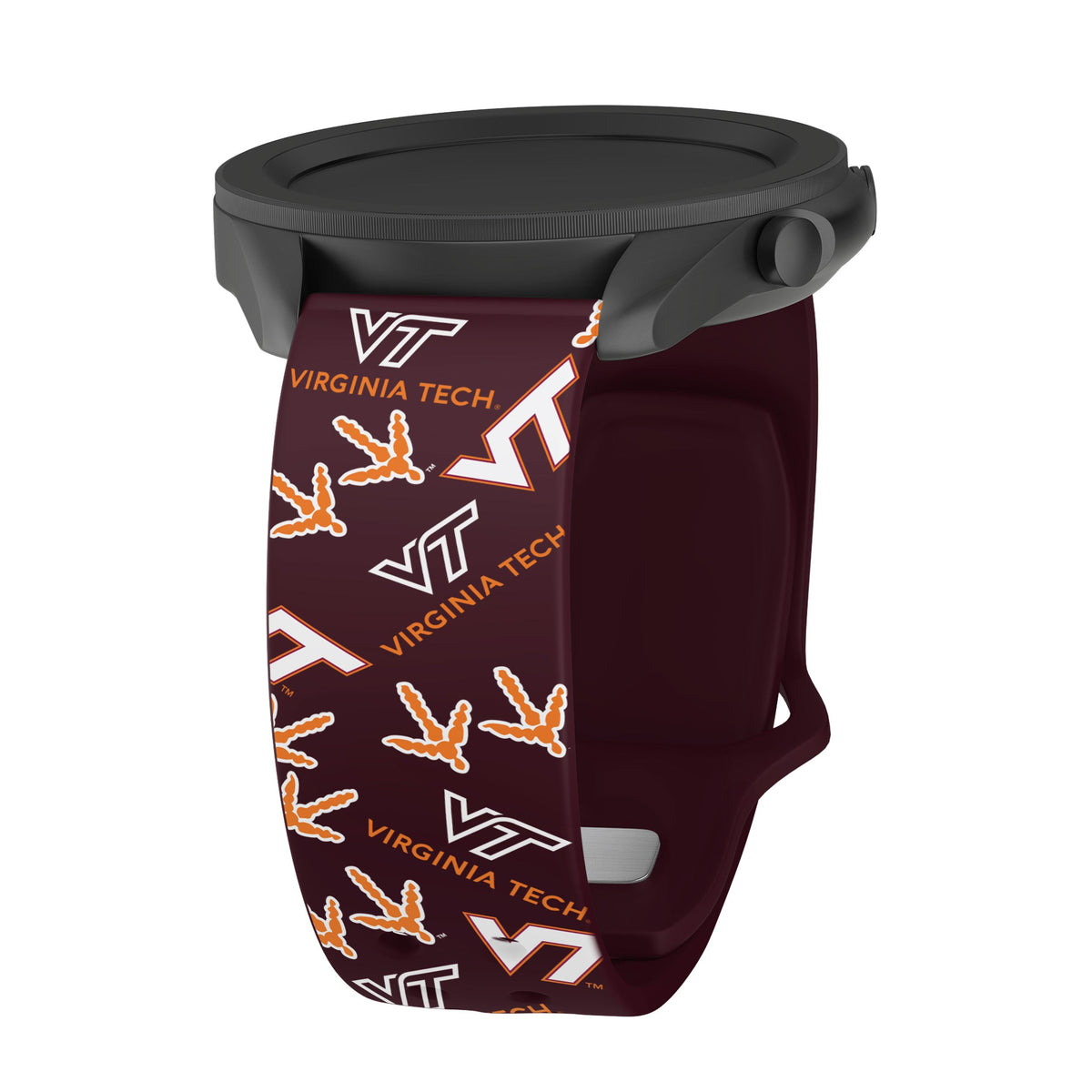 Virginia Tech Hokies HD Watchband for Samsung, Garmin, Fossil, and More for Samsung, Garmin, Fossil, and More