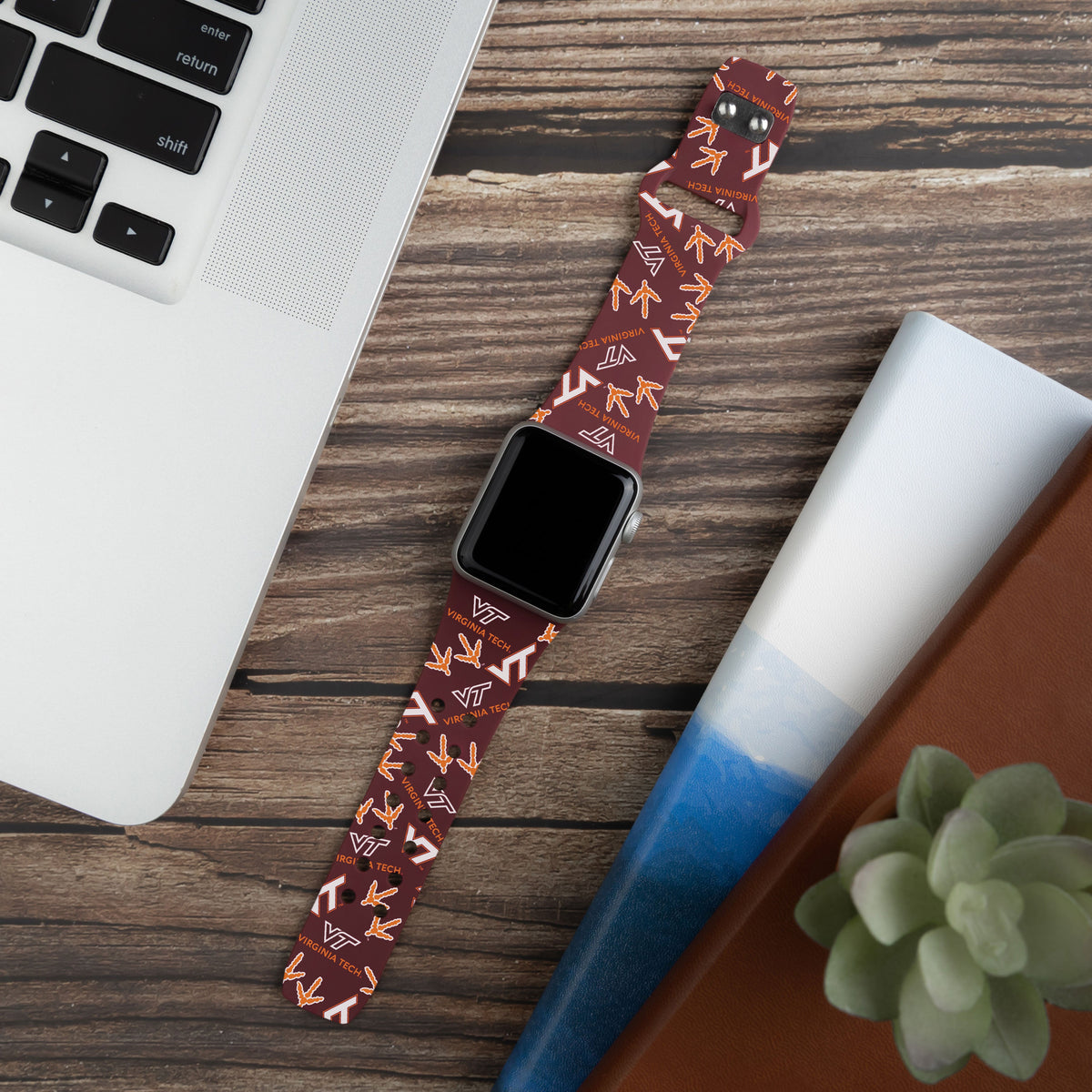Virginia Tech Hokies HD Apple Watch Band