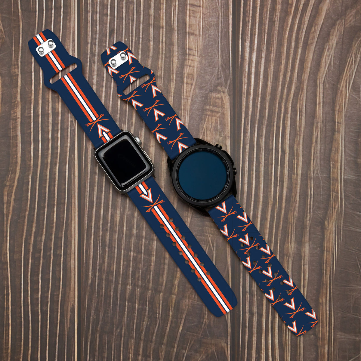Virginia Cavaliers HD Watchband for Samsung, Garmin, Fossil, and More for Samsung, Garmin, Fossil, and More