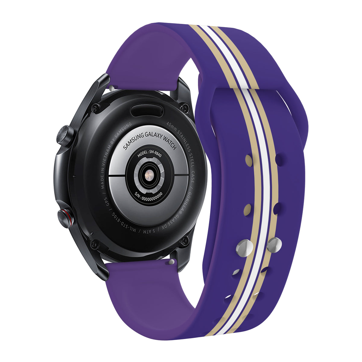Washington Huskies HD Watchband for Samsung, Garmin, Fossil, and More for Samsung, Garmin, Fossil, and More