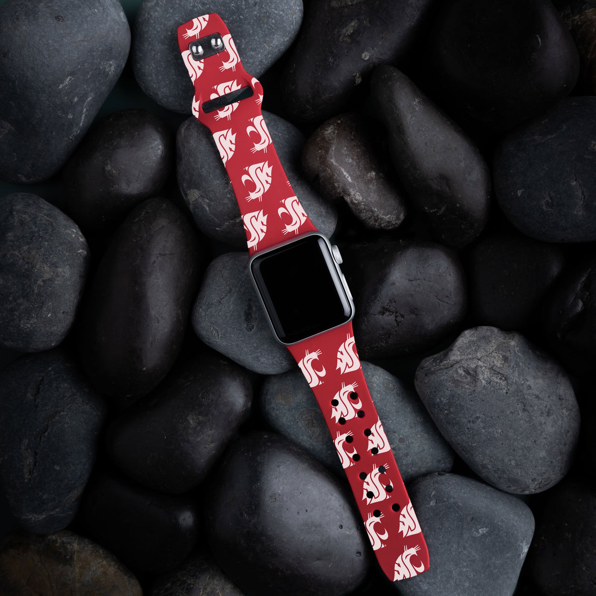 Washington State Cougars HD Apple Watch Band