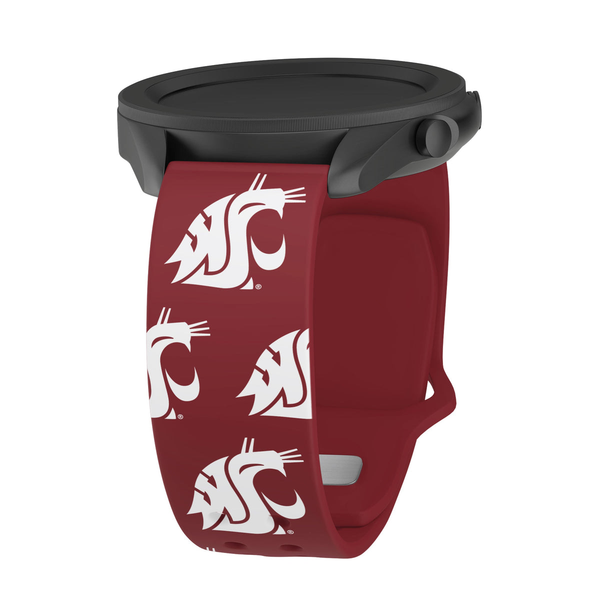 Washington State Cougars HD Watchband for Samsung, Garmin, Fossil, and More for Samsung, Garmin, Fossil, and More
