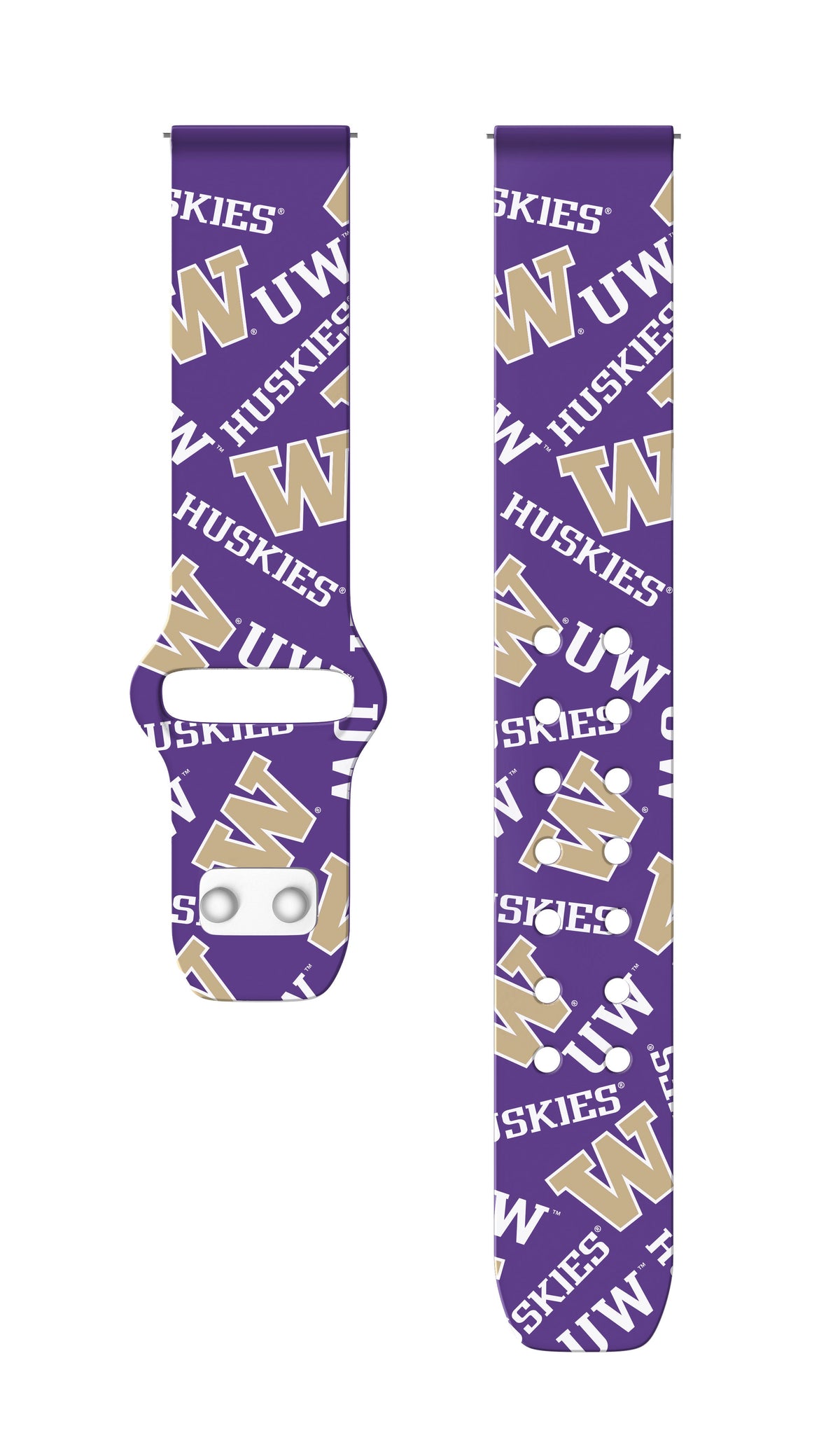 Washington Huskies HD Watchband for Samsung, Garmin, Fossil, and More for Samsung, Garmin, Fossil, and More