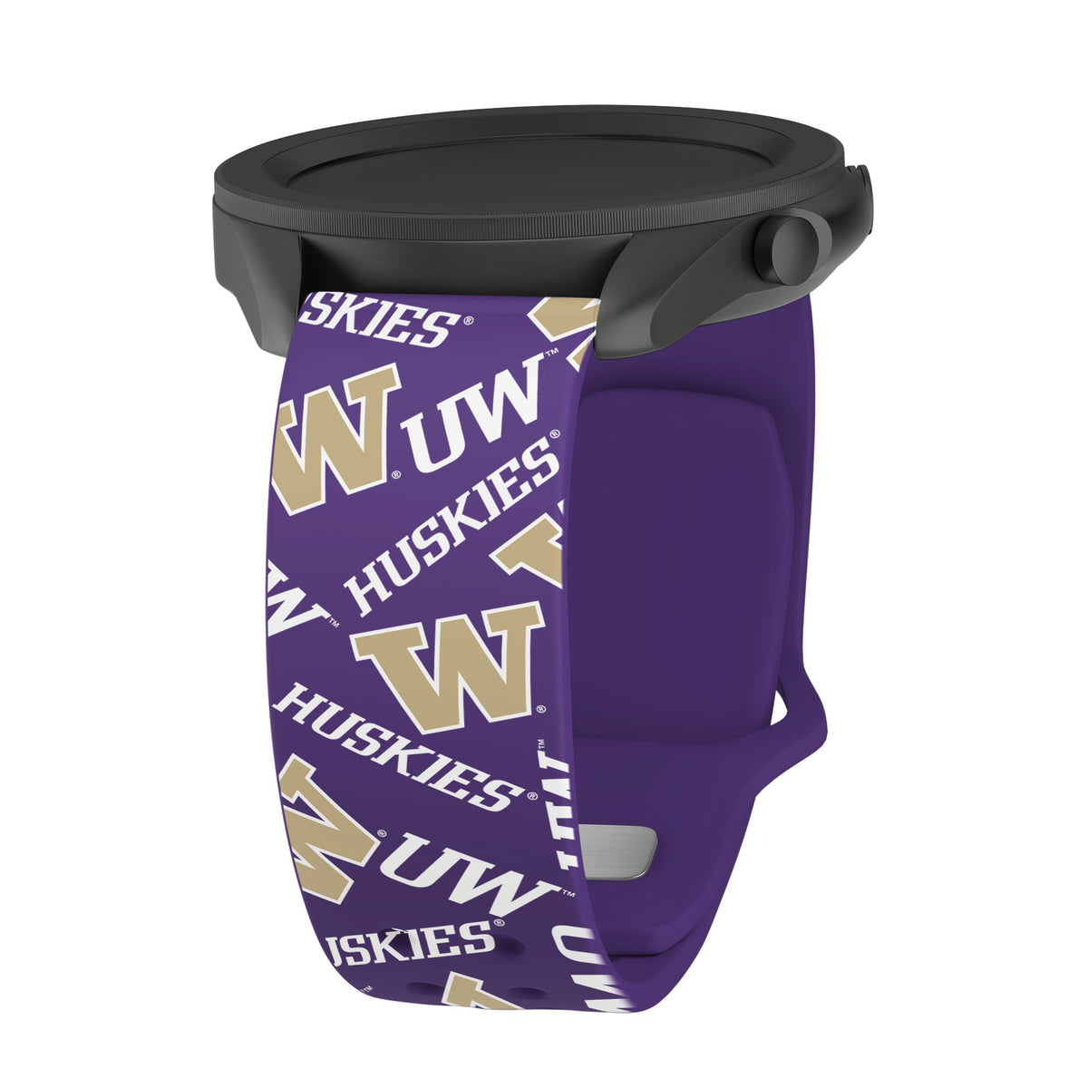Washington Huskies HD Watchband for Samsung, Garmin, Fossil, and More for Samsung, Garmin, Fossil, and More