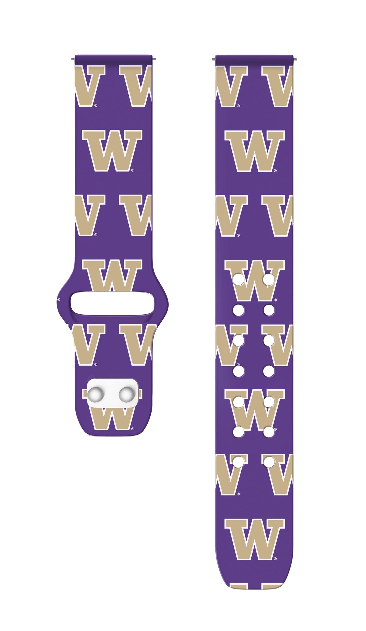 Washington Huskies HD Watchband for Samsung, Garmin, Fossil, and More for Samsung, Garmin, Fossil, and More