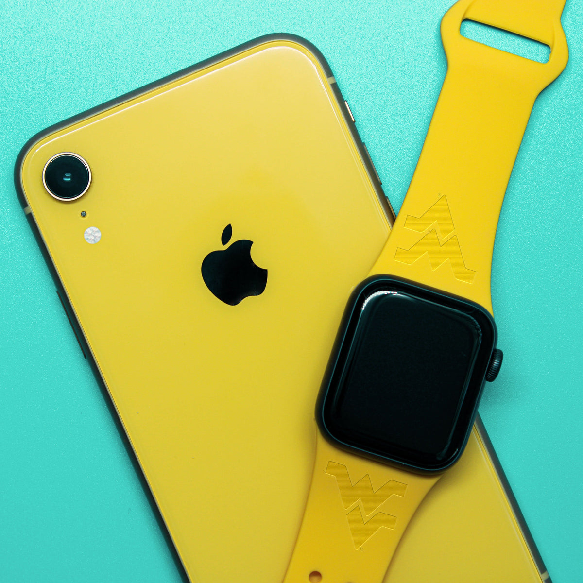West Virginia Mountaineers Engraved Apple Watch Band