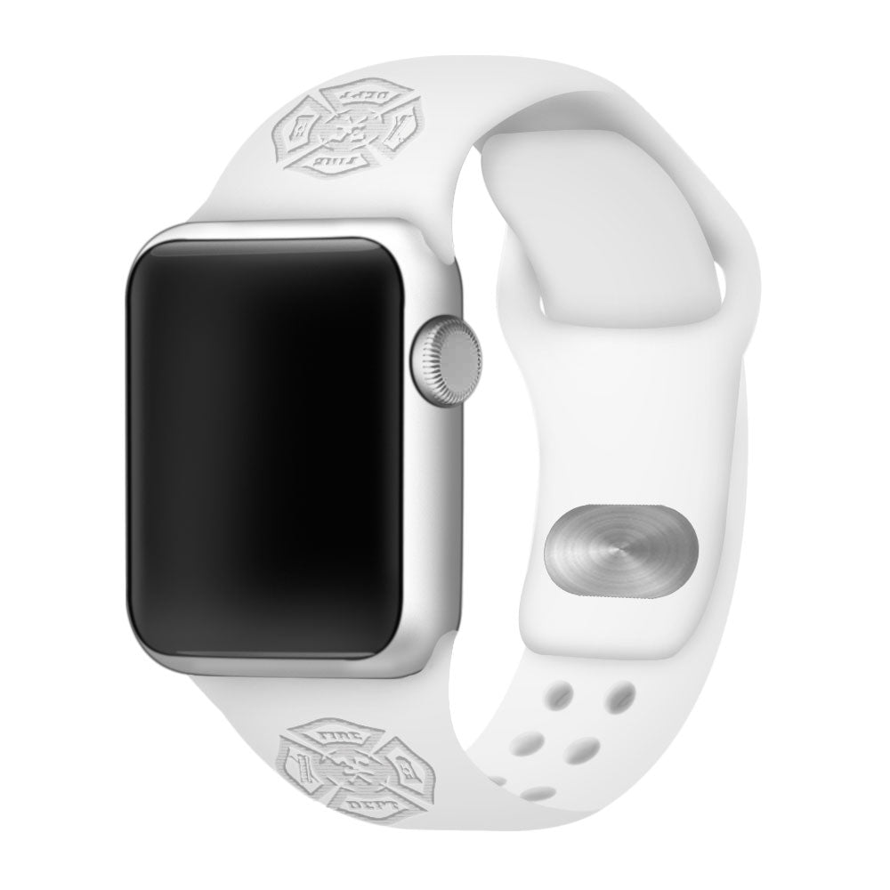Firefighter First Responder Engraved  Apple Watch Band