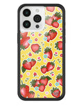 Sweet Berries iPhone Case - Arleathercraft iPhone 15 Pro Max