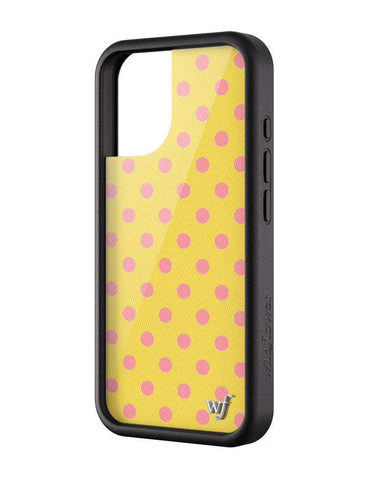 Polka Dot | Yellow and Pink iPhone Case