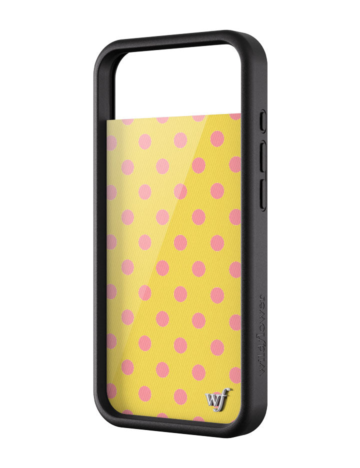 Polka Dot | Yellow and Pink iPhone Case