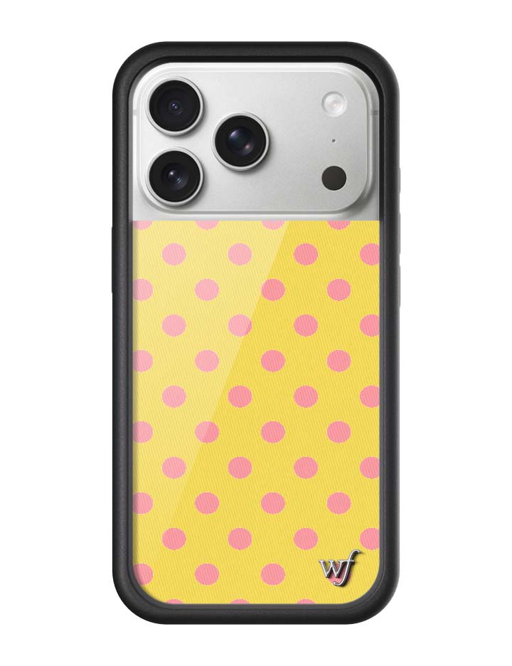 Polka Dot | Yellow and Pink iPhone Case