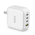 ZIKE Z310 100W GaN USB-C 4 Ports Wall Phone Charger