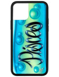 Pisces Airbrush iPhone Case - Arleathercraft iPhone 12/12 Pro