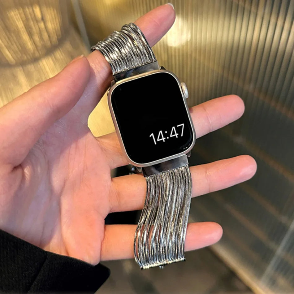 Bracelet en métal de luxe Apple Watch