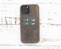 Rock Cover Leather iPhone 13 Case with Card Holder