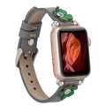 Flower Ferro Leather Apple Watch Band