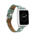 Ferro Apple Watch Leather Band with Silver Trok