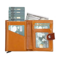Palertag Zip Mechanical Leather Card Holder with AirTag Slot