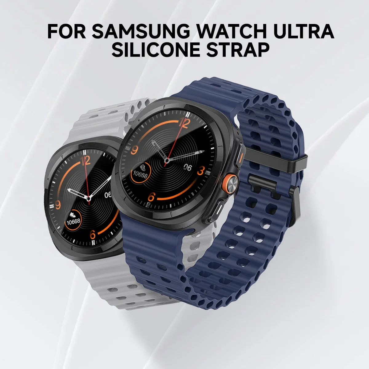 Silicone Samsung Galaxy Ultra Watch Band 47MM