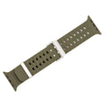 Apple Band ULTRA - Silicone Wave - Army Green