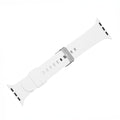 Apple Band - Silicone Solid Buckle - White