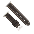 Apple Band - Leather Border Stitch - Black