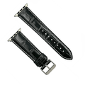 Apple Band - Leather Crocodile Grain - Black