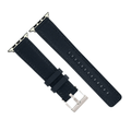 Apple Band - Leather & Rubber - Black